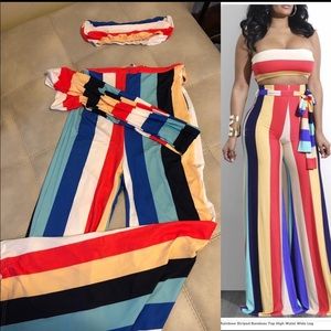 2-piece strip outfit